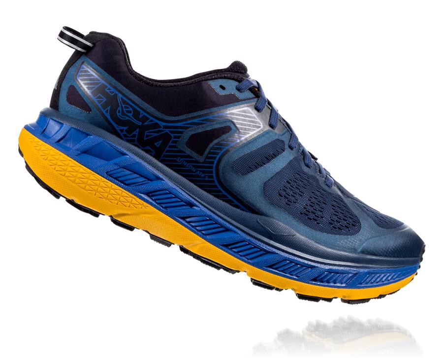 Zapatillas Trail Hoka One One Hombre - Stinson Atr 5 - Azul Marino - PBT730629